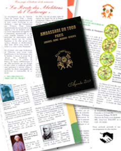 agenda de la embajada de Togo