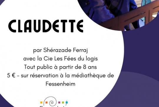 [SPECTACLE MUSICAL DE MARIONNETTES] Claudette par la Compagnie Les Fes du Logis  Fessenheim