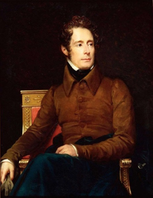 Portrait d’Alphonse de Lamartine 