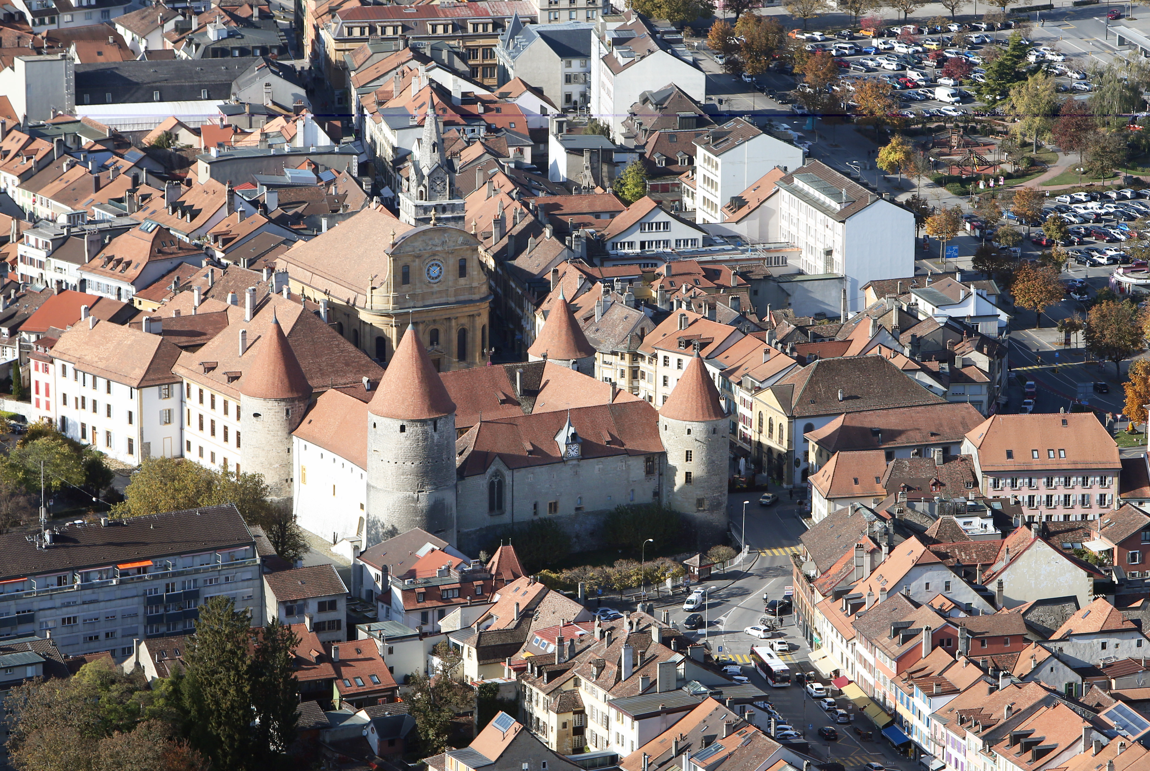 Vue Yverdon. crdit photo mairie d'Yverdon