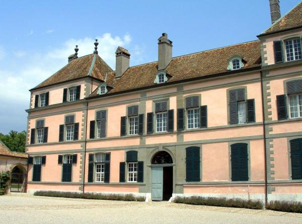 Le chateau de la famille Necker-De Staël à Coppet en Suisse.