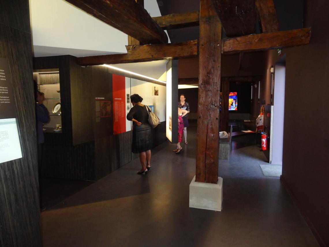 Intérieur du musée Schoelcher à Fessenheim