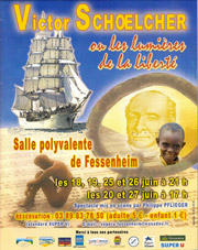 Affiche du spectacle Schoelcher en 1998